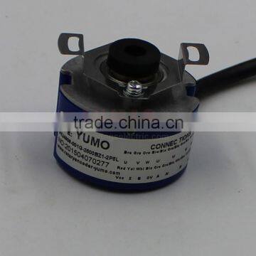YUMO IHU4808 2500ppr 2P5L DC 5V UVW Signal Phase Hollow Incremental Encoder photo-4