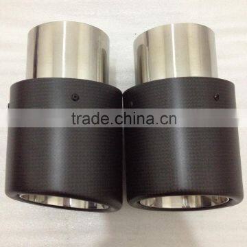 Carbon Fiber Exhaust tips/muffler tail pipe/ carbon exhaust end pipe