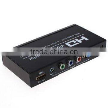 VGA/YPBPR to HDMI converter with general HD (480i ~ 1080p) resolutions to HDMI 1080p output