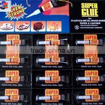 Aluminium Tube Super glue in 12pcs in packs 100% 502