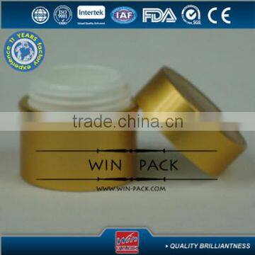 Golden Aluminum Lotion Bottle With Inner Side Plastic Bottle,shiny Gold Color Rim photo-5