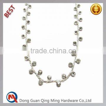 Shoe Jewelry Chains Compact Rhinestone Chain