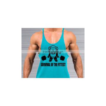 Manufacturer Wholesale Man Bodybuilding Clothing Bodybuilding Singlet Custom Tank Tops Gym Singlet For Men