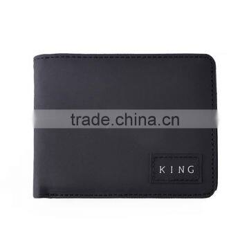 2016 New Design PU Wallet with waterproof zipper inside,Low MOQ