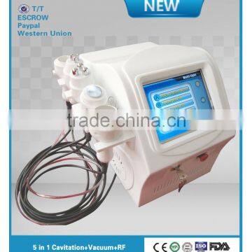 2014 Best 5 in 1 cavitation heat generator beauty slimming machine