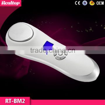 Portable home use Skincare beauty with handheld cosmetic beauty/ultrasonic vibrator warm cold hammer electronic facial massager