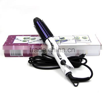 3 in 1 hair straightener curler brush