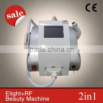 Big promotion for e-light beauty machine with 2 handles