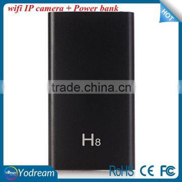 WIFI IP Camera mobile phone power bank H8 hidden camera