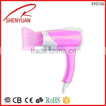 New Mini DC motor 110 - 220V hair dryer familar hair hot selling USA