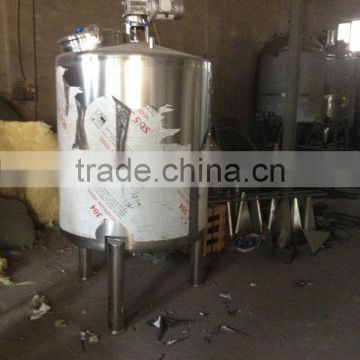 Mixing tank with heating jacket