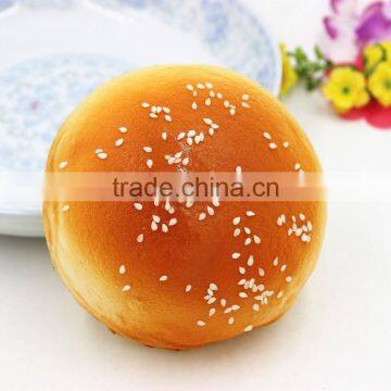 PU Wholesale Artificial Fake Sesame Bread Model With Cream Scent Bakery Window Shopping photo-4