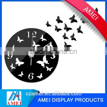 2017 hot sale Acrylic brand wall clock