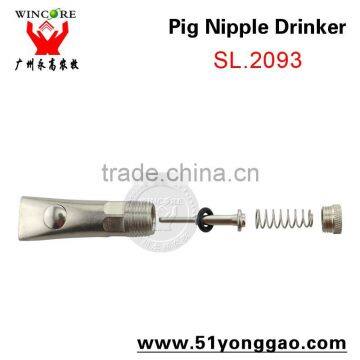 Save water effectively 1/2' Ball pig nipple drinker