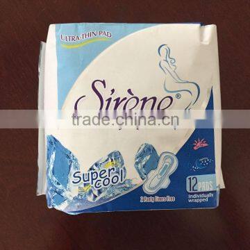 Factory Cheap High Absorbent Cotton Lady Sanitary Napkin