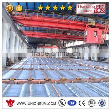 Polyethylene(PE) integral moulding electrolytic cell for 99.99% Lead production