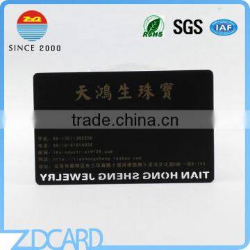 Stainless steel black metal business card from China