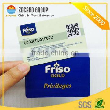 2017 Newest devisable Plastic QR Card
