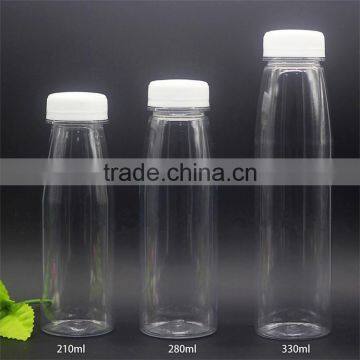 210ml 280ml 330ml Plastic Bottle With Sealing Cap for Mineral Water Empty Plastic Beverage Bottle Fresh Fruits Juice Plastic photo-2