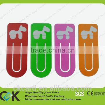 Customize printable plastic PVC bookmark with good quality