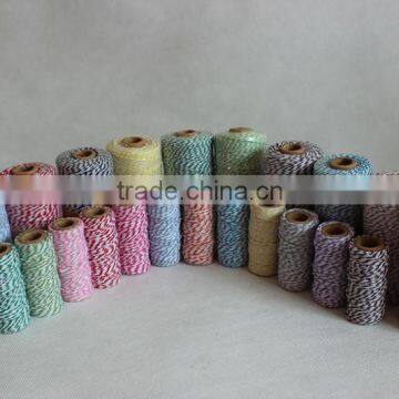 Cotton Material Colored Bakers Twine for gift packing