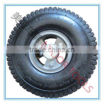 10/13 Inch Pneumatic Rubber Wheel With Wide Section photo-2