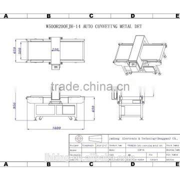 High Speed Conveyor System Metal Impurity Detector photo-3