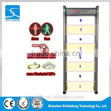 Factory price CE appoved OEM design walkthrough metal detector door XLD-B