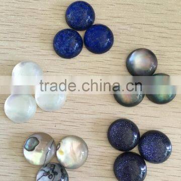 White Mop Cabochons With Epoxy Resin photo-4