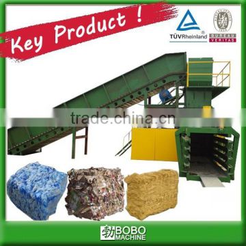 From manufacturer with best durability,Factory Offer!!! Full-automatic Horizontal Paper Scrap Baler Press