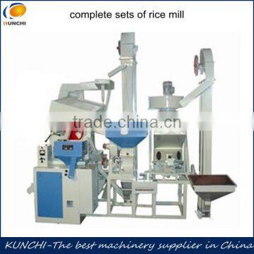 Best Sold Automatic Complete Sets of Rice Husker/ Rice Milling Machine/ Paddy Huller/pounder With High Capacities