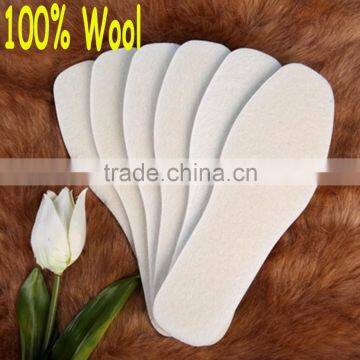 water proof foot care wool felt snow boot insole