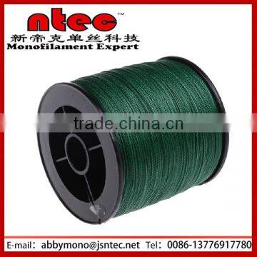 150LB 8 weaves dark green color 2000M each spool PE braided fishing line