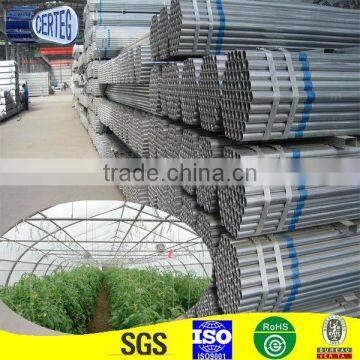 Galvanized steel round pipe for irrigation