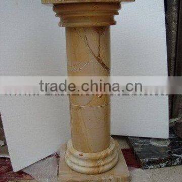 ELEGANCE TEAKWOOD MARBLE PEDESTALS