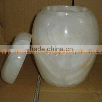 WHOLSALE 2017 NATURAL 2017 New Items WHITE ONYX URNS photo-5