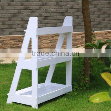 Latest Style Garden Wood Flower Rack Flower Display Shelf Plant Stand photo-3