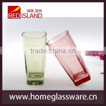 10oz square tumbler glass cup for tableware