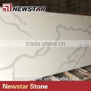 Newstar Calacatta White Quartz Slab photo-2