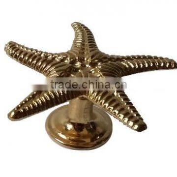 Customized Color Metal Alloy Ocean Style Sea Star Knobs photo-4