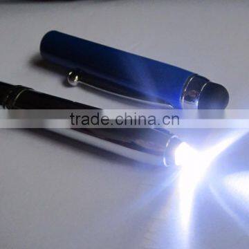 Custom Logo Laser Engrave Copper Stylus Pen With LED Flashlight ,3 1 in Touch Screen Stylus Pen photo-3