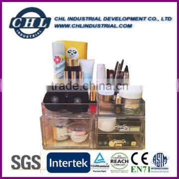 Acrylic Cosmetic Storage Display Boxes, Wholesales Cosmetic Organizer With Drawers,hot Sales Acrylic Makeup Organizer photo-2