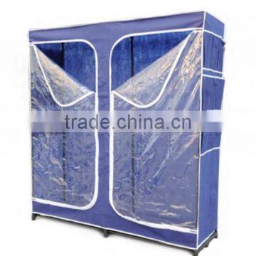 Store More Non Woven Fabric Closet Wardrobe With Both Side Pockets photo-2