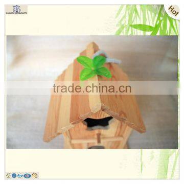 Wholesale Decorative Butterfly Carved Water Slot Wooden Bird Cages photo-2