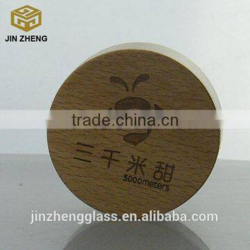 Cheap Round Empty Glass Honey Jar Customize Your Logo photo-2