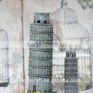 Resin Leaning Tower of Pisa Italy miniature building model