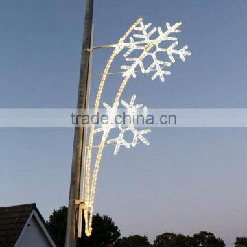 Outdoor Christmas street hanging outdoor professional led light pole decoration