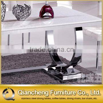 Home Furniture Dining Table With Strong Stainless Steel Base photo-5