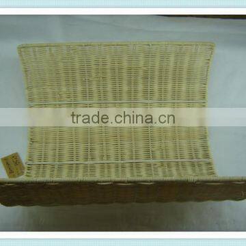 White rattan weaving storage holder