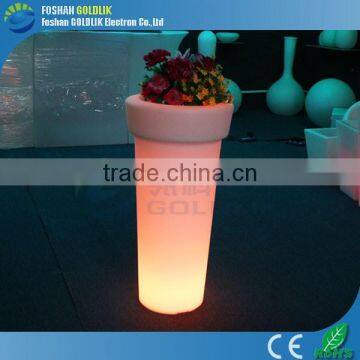 round led flower pot lighting with remote control function